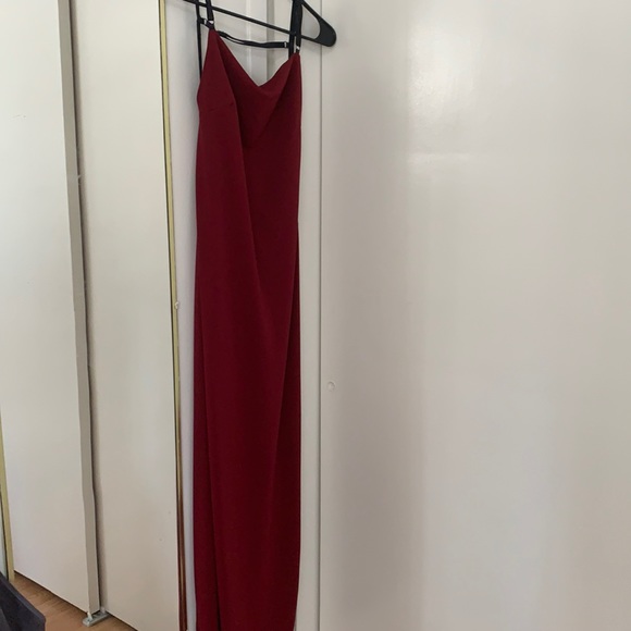 Red Wine Formal Long Dress - Picture 1 of 4